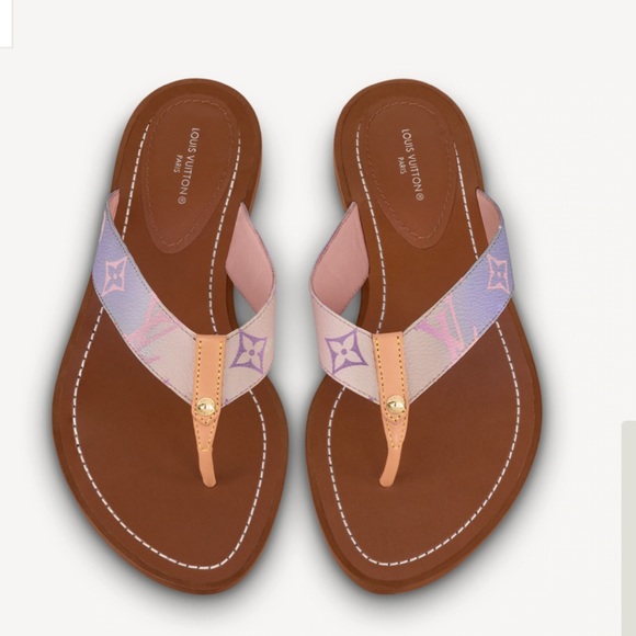 Louis Vuitton Sunny Flat thong Sandals size 36.5 - Picture 3 of 5